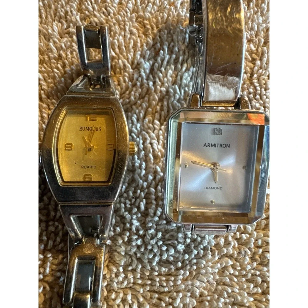 Mixed Watch Lot Bulova Freestyle Armitron Quartz Watches Parts Repair